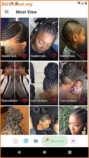 African Braids Hairstyle screenshot