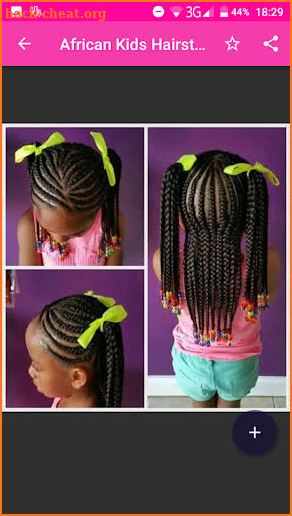 African Kids Hairstyle screenshot