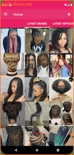 African Woman Braids Hairstyle screenshot