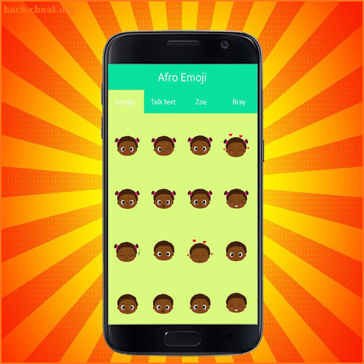 Afro-American Emoji: Black skin stickers & Emojis screenshot