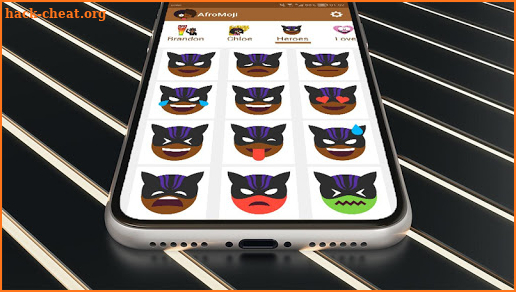 AFROMOJI : Black and Brown Emoji Stickers screenshot