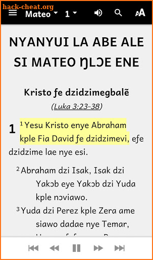 Agbenya La (Holy Bible, Ewé Version) screenshot