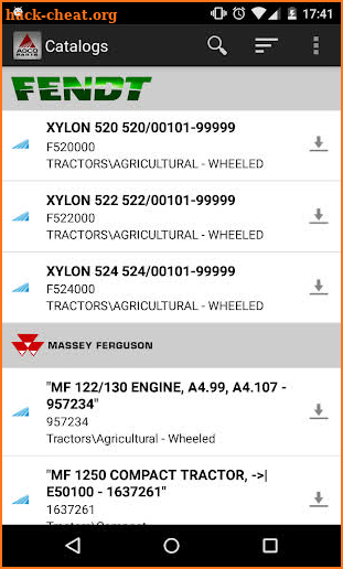 AGCO Parts Books To Go screenshot