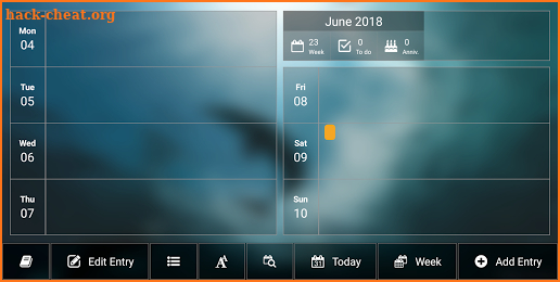 Agenda screenshot