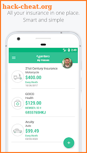 Agentero Insurance Manager screenshot