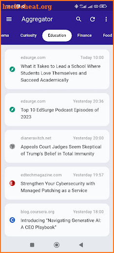 Aggregator News - RSS Reader screenshot