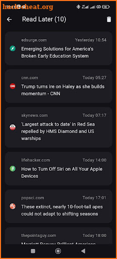 Aggregator News - RSS Reader screenshot