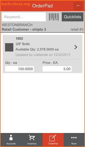 Agility Mobile Sales screenshot