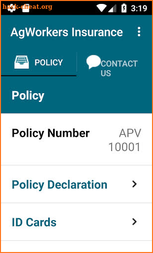 AgWorkers Insurance screenshot