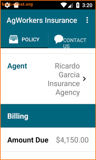 AgWorkers Insurance screenshot
