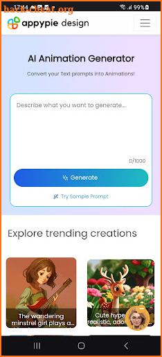 AI Animation Generator screenshot