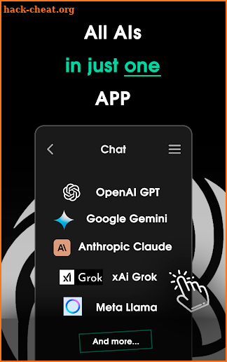 AI Chatbot with Grok 3 & GPT 4 screenshot