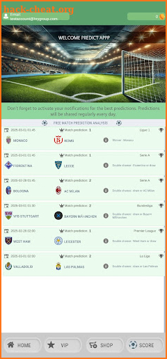 AI Football Score Predictions screenshot