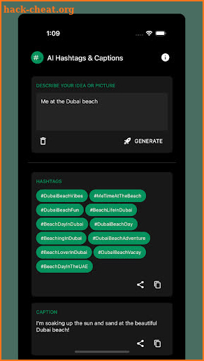 AI Hashtag Generator (GPT) screenshot
