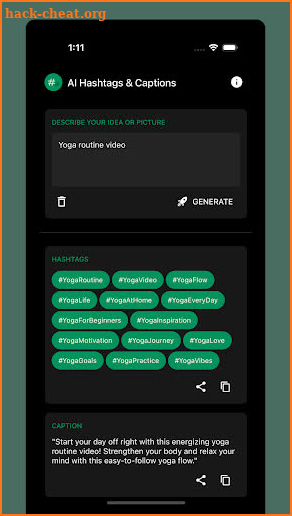 AI Hashtag Generator (GPT) screenshot