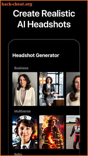 AI Headshot & Photo Generator screenshot