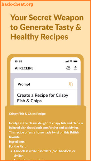 AI Recipe Generator screenshot