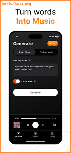 AI Song & Music Generator Zona screenshot