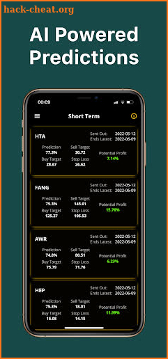 AI Stock Predictor & Tracker screenshot