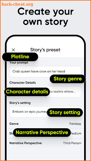 AI Story Generator AI Writer screenshot