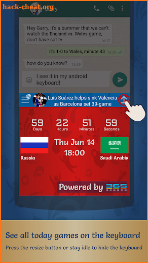 ai.keyboard theme for World Cup🏆 2018 ⚽Live Theme screenshot
