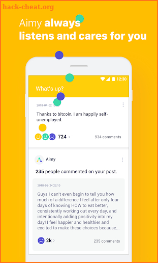 Aimy - AI Social Network screenshot