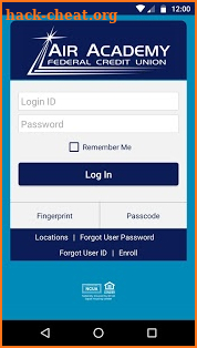 Air Academy Federal Credit Union’s Mobile App screenshot