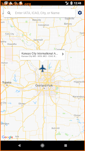 AIR Card® FBO Locator screenshot