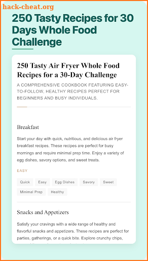 Air Fryer Whole30 Recipe Guide screenshot