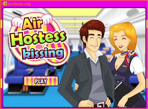 Air Hostess Kissing - Kiss games for girls screenshot