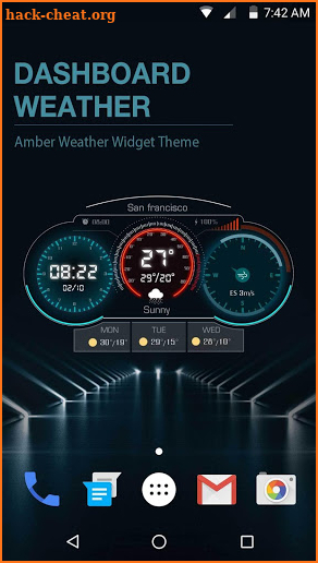 Air Quality Index weather app screenshot