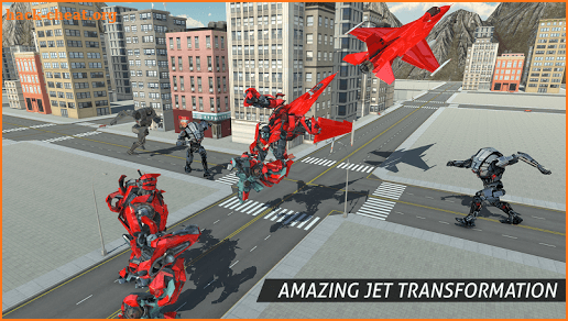 Air Robot Game - Flying Robot Transforming Plane screenshot