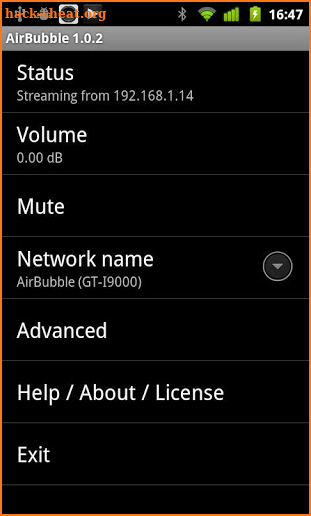 AirBubble License screenshot