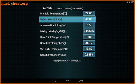 AirCalc for Android screenshot