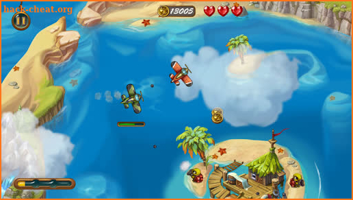 Aircraft duel screenshot