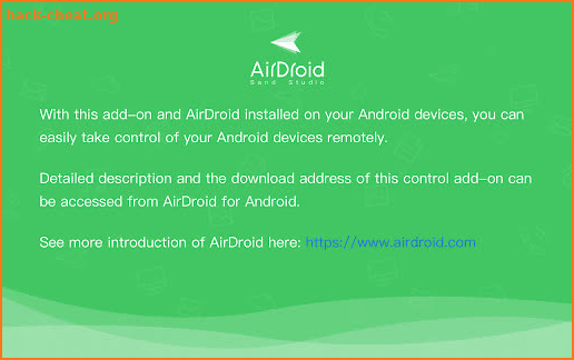 AirDroid Control Add-on screenshot