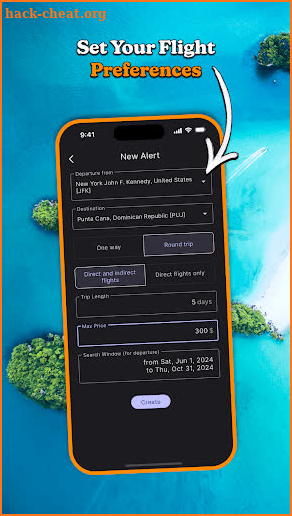 Airfare Alerts - Flight Deals screenshot