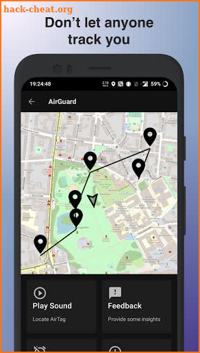 AirGuard - AirTag tracking protection screenshot