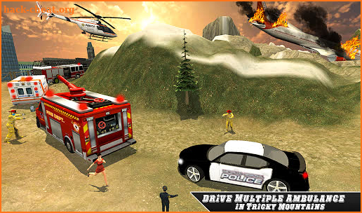 Airplane Fire Fighter  Ambulance Rescue Simulator screenshot