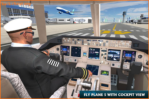 Airplane Pilot Simulator - Real Plane Flight Games screenshot