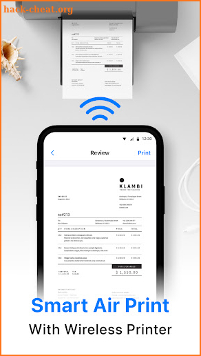 AirPrint: Mobile printer, scan screenshot