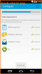 AirWatch Agent screenshot