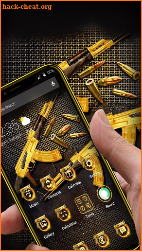 AK47 Gun APUS Launcher Theme screenshot