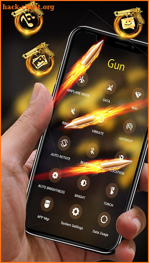 AK47 Gun APUS Launcher Theme screenshot