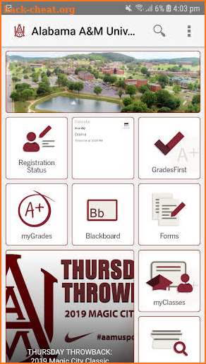 Alabama A&M University screenshot