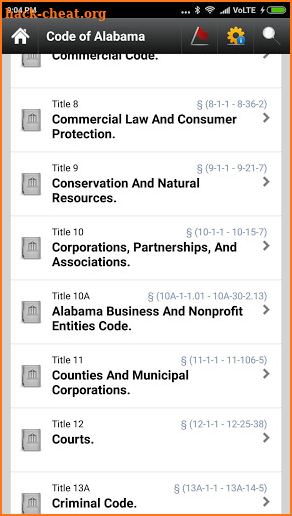 Alabama Code, AL State Laws screenshot