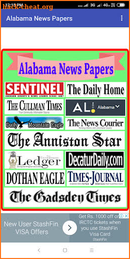 Alabama News Papers Daily News Alabama screenshot