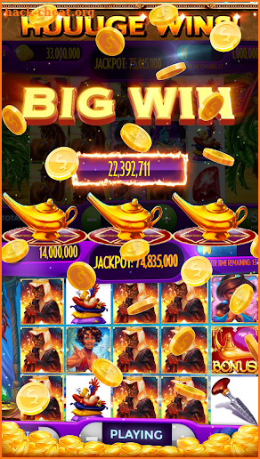 Aladdins Treasures Adventure Tale Free Vegas Slots screenshot