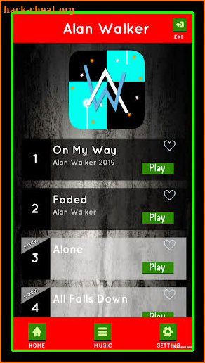 Alan Walker Piano Game - On My Way screenshot