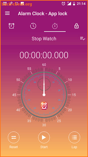 Alarm clock - App lock (timer-stopwatch-wake up) screenshot